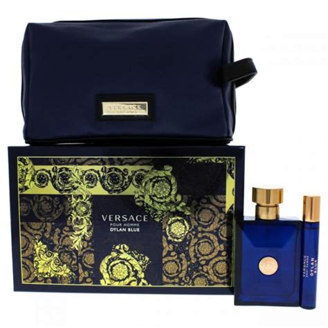 versace dylan blue gift set for him the bay|Versace Dylan Blue box.